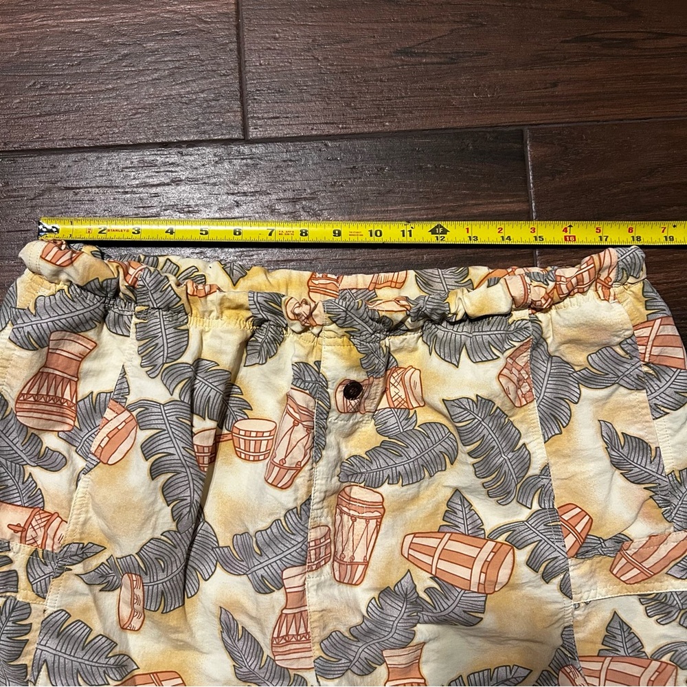 Tommy Bahama Men’s Swim Trunks Large Yellow Bongos Foliage - Picture 5 of 10